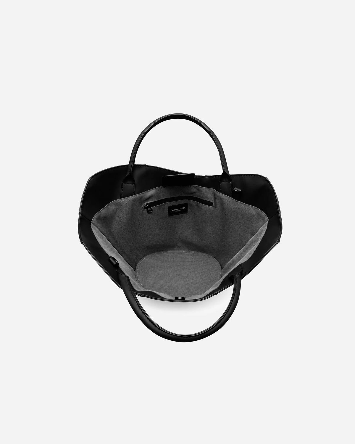 Josefine Tote – Borsa nera grande da spalla vegana Gaston Luga