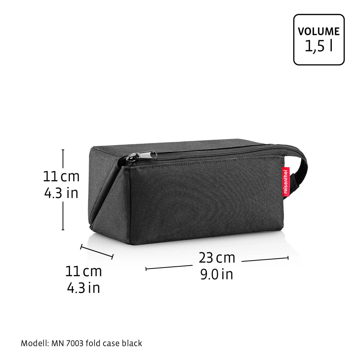 Beauty case Fold Case Summerstripes Coffee