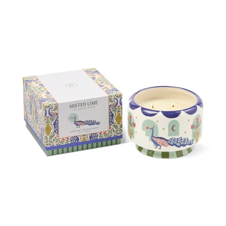 Candela Paddywax Pavone – Misted Lime 24 oz