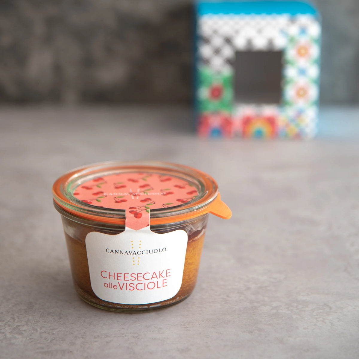 Cheesecake alle Visciole in Vaso Cannavacciuolo