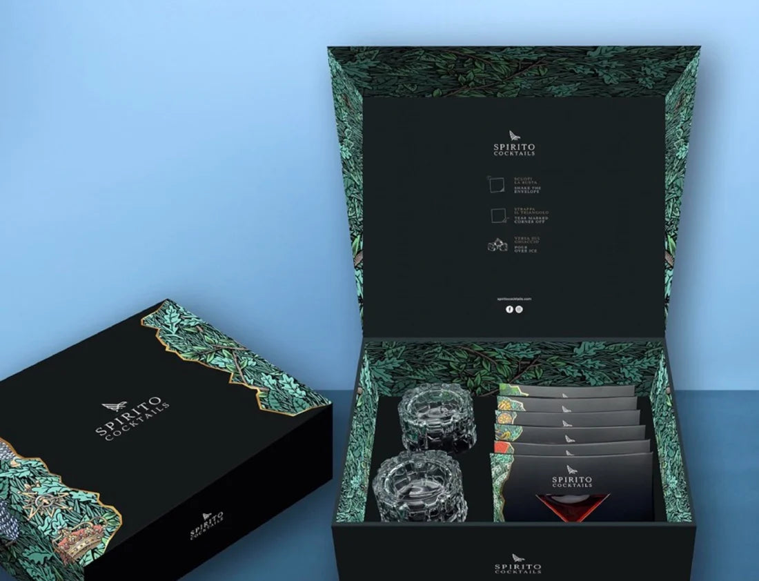 Exclusive Spirito – Box 6 Cocktail e 2 Tumbler