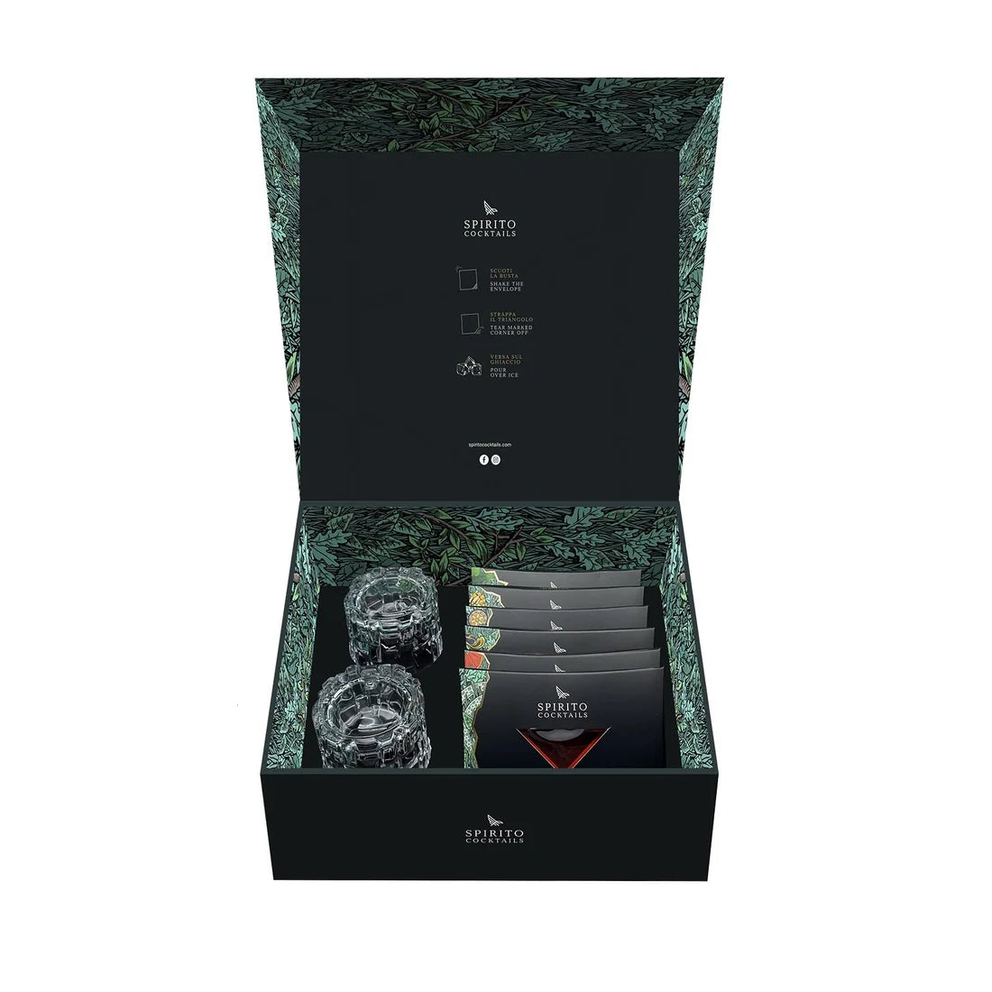 Exclusive Spirito – Box 6 Cocktail e 2 Tumbler