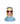 Vaso LADY in poliresina