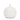 Candela Canister grande con coperchio decorativo in ceramica – Bianca o Nera Ø14 cm