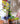Set composizione floreale in vetro con kenzan - ikebana