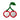 Pixel Mirror Cherries – Seletti | Specchio design pop con cornice ciliegie