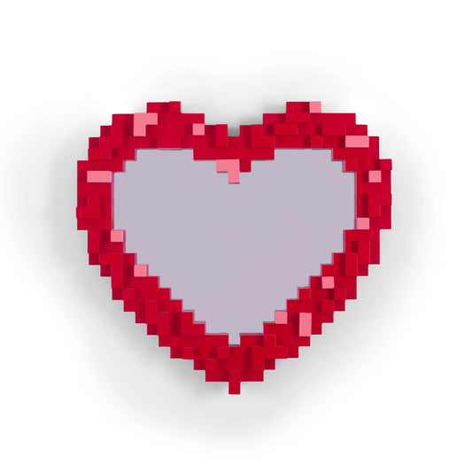 Pixel Mirror Heart – Seletti | Specchio design pop cuore