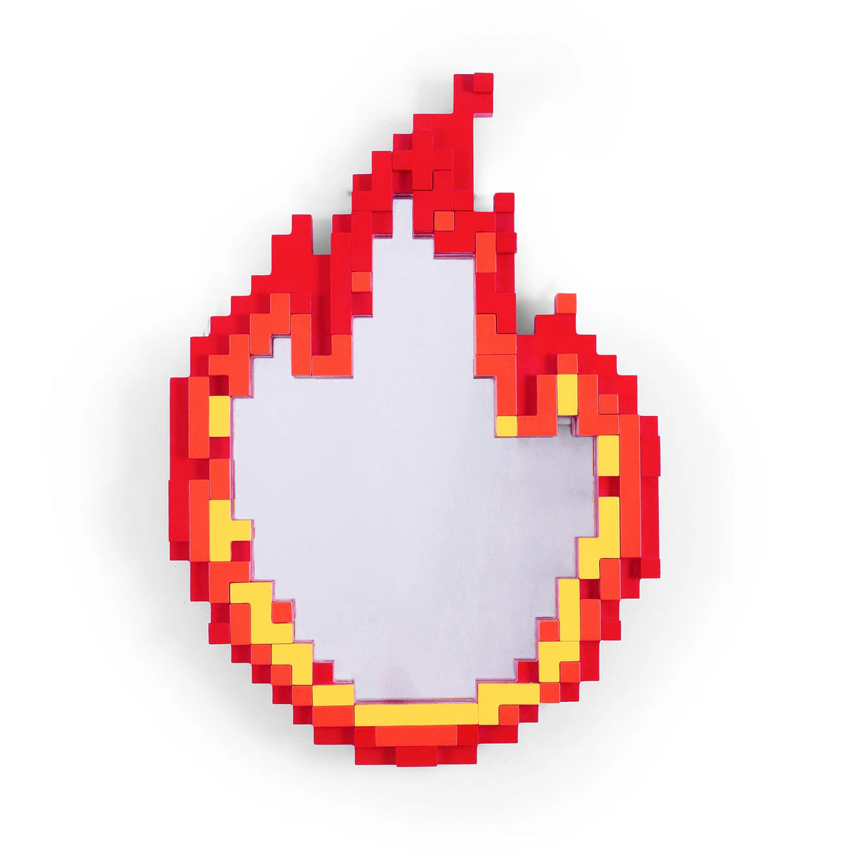 Pixel Mirror Flame – Seletti | Specchio design pop fiamma