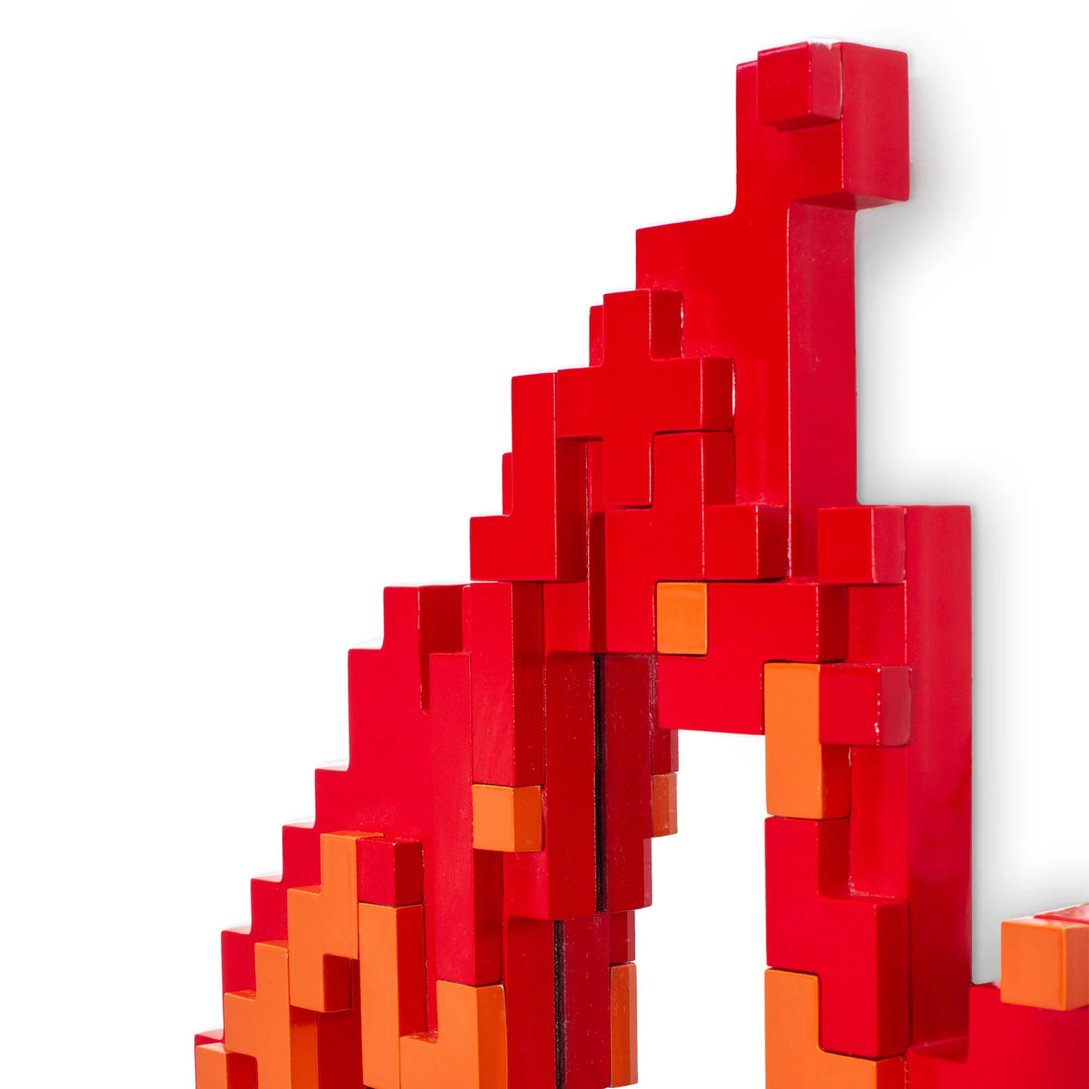 Pixel Mirror Flame – Seletti | Specchio design pop fiamma