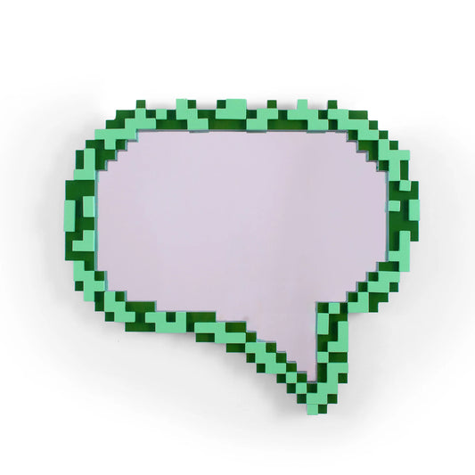 Pixel Mirror Message – Seletti | Specchio design pop messaggio