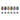 Set 6 Calici Magnetici SplitGlass Rainbow Collection