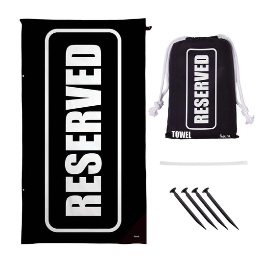 Telo mare nero e bianco Reserved – Fisura