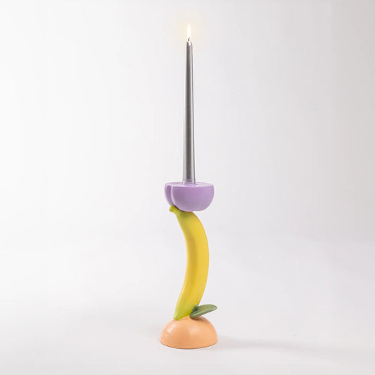 Seletti Candeliere Vitamin Banana – Portacandele design in resina