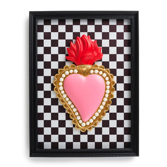 Cornice Rettangolare “Cuore & Pattern” – Collezione Ton Coeur