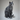 Gatto seduto bianco e nero – Edge Sculpture