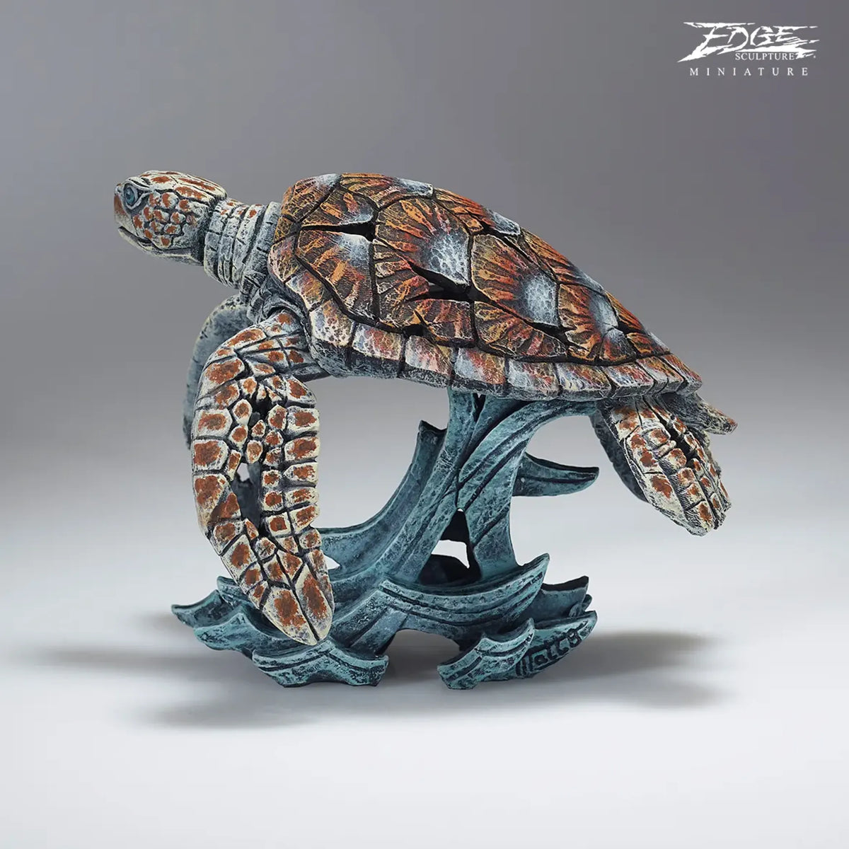 EDGE Sculpture – SEA TURTLE bust MINIATURE