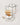 Set 2 tazze cappuccino con piattino Carte Blanche – bianco/nero