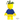 LEG-OMINO XL – GIALLO con MAGLIETTA BLU