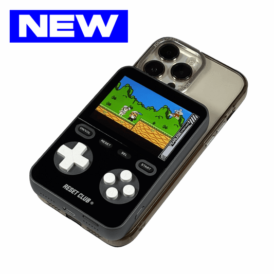 Power Game Bank – Batteria esterna portatile Reset Club (nero / pattern / pink / bianco)