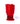 Vaso Spaghetti Fish Design - Rosso