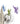 Set 3 ganci da parete Buddy Pinpoint – multicolore