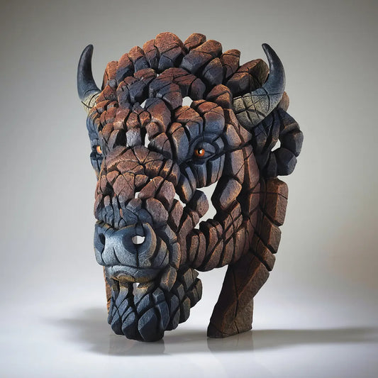 Edge Sculpture Bufalo Americano Bust – Brown