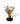 Forever – Scultura in resina, edizione oro & rossa
