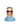 Vaso LADY in poliresina