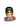 Vaso LADY in poliresina