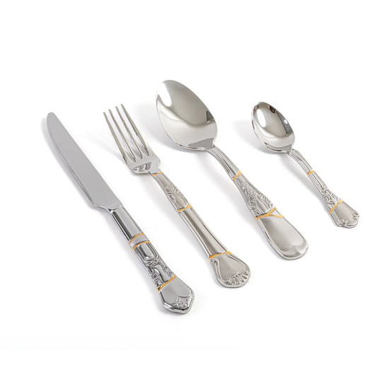 Set di 4 Posate Kintsugi